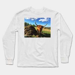 Scottish Highland Cattle Cow 2394 Long Sleeve T-Shirt